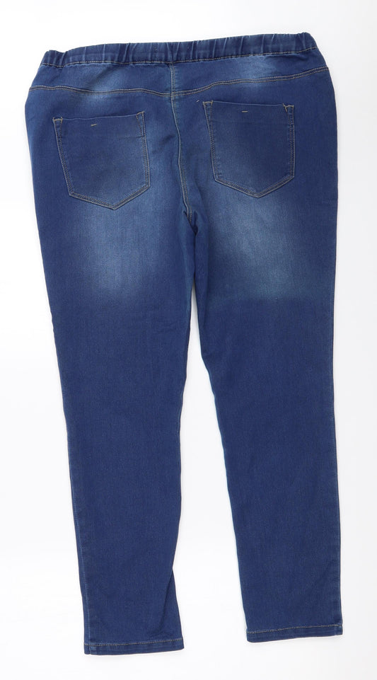 Preworn Womens Blue Jegging Jeans Size 38 in L28 in