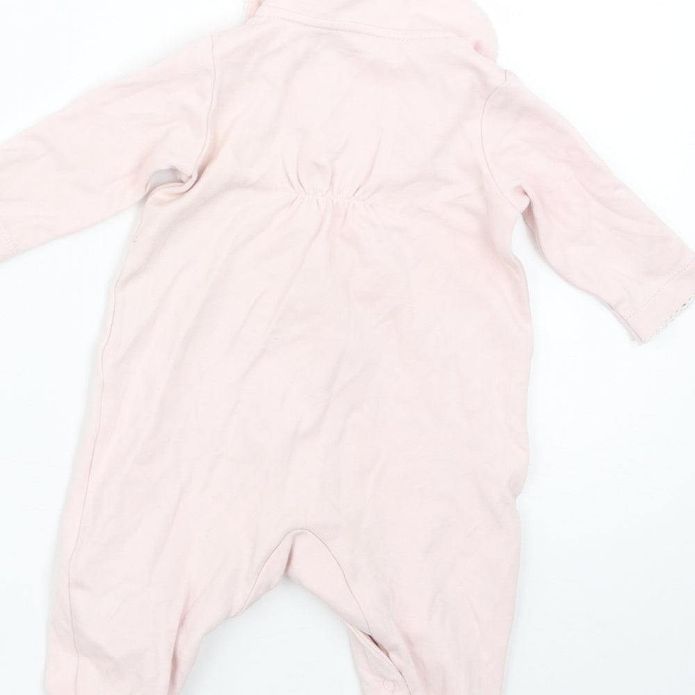 laranjinha Baby Pink Babygrow One-Piece Size 3-6 Months