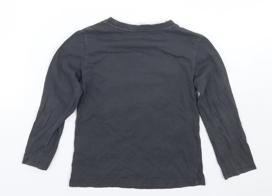 H&M Boys Grey Basic T-Shirt Size 5 Years - Starwars
