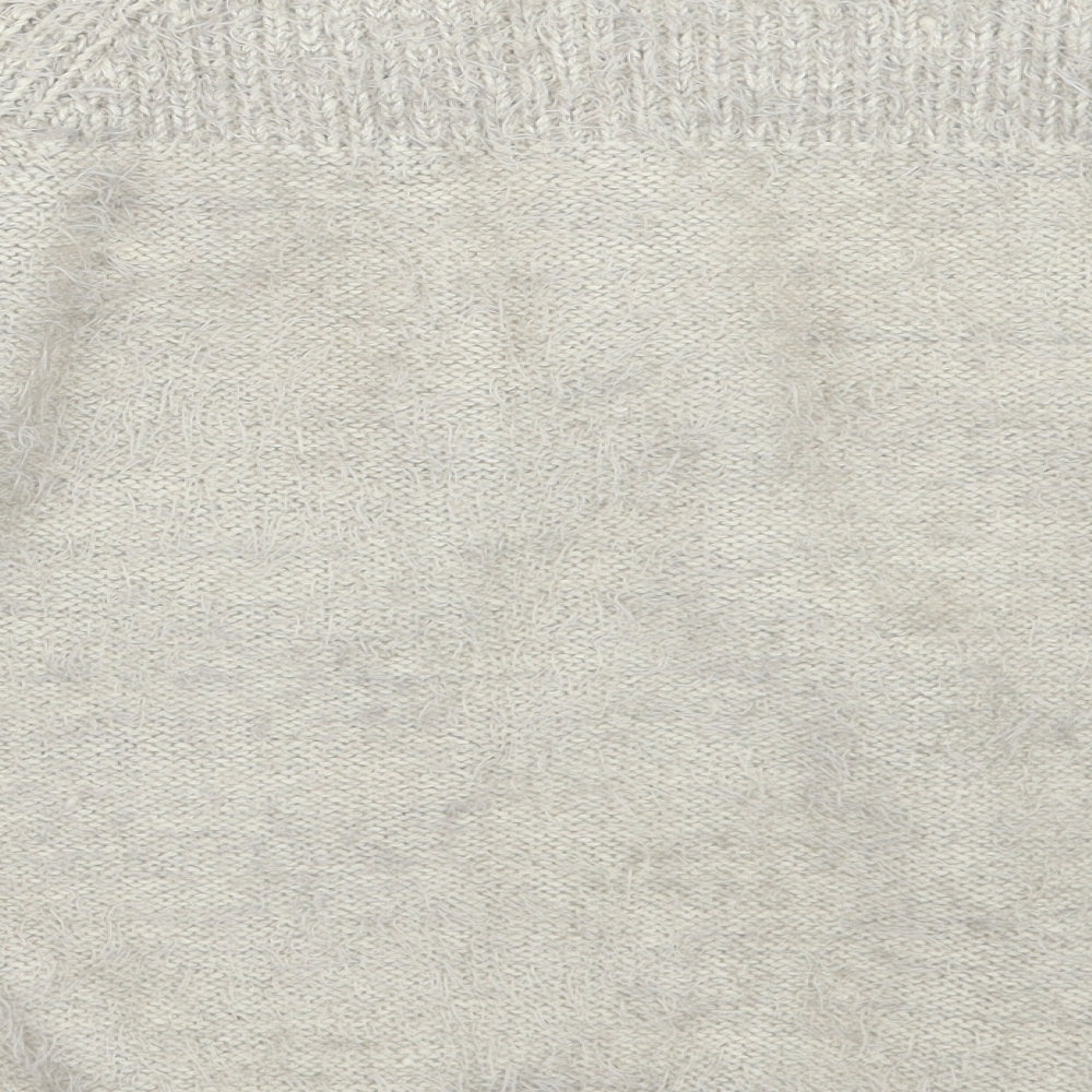 BM Womens Beige Pullover Jumper Size L