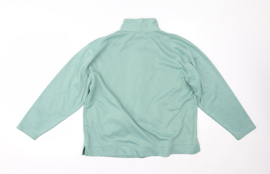 One by One Womens Green Jacket Size M