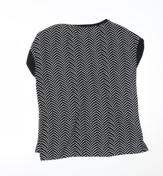 NEXT Womens Black Basic T-Shirt Size 12