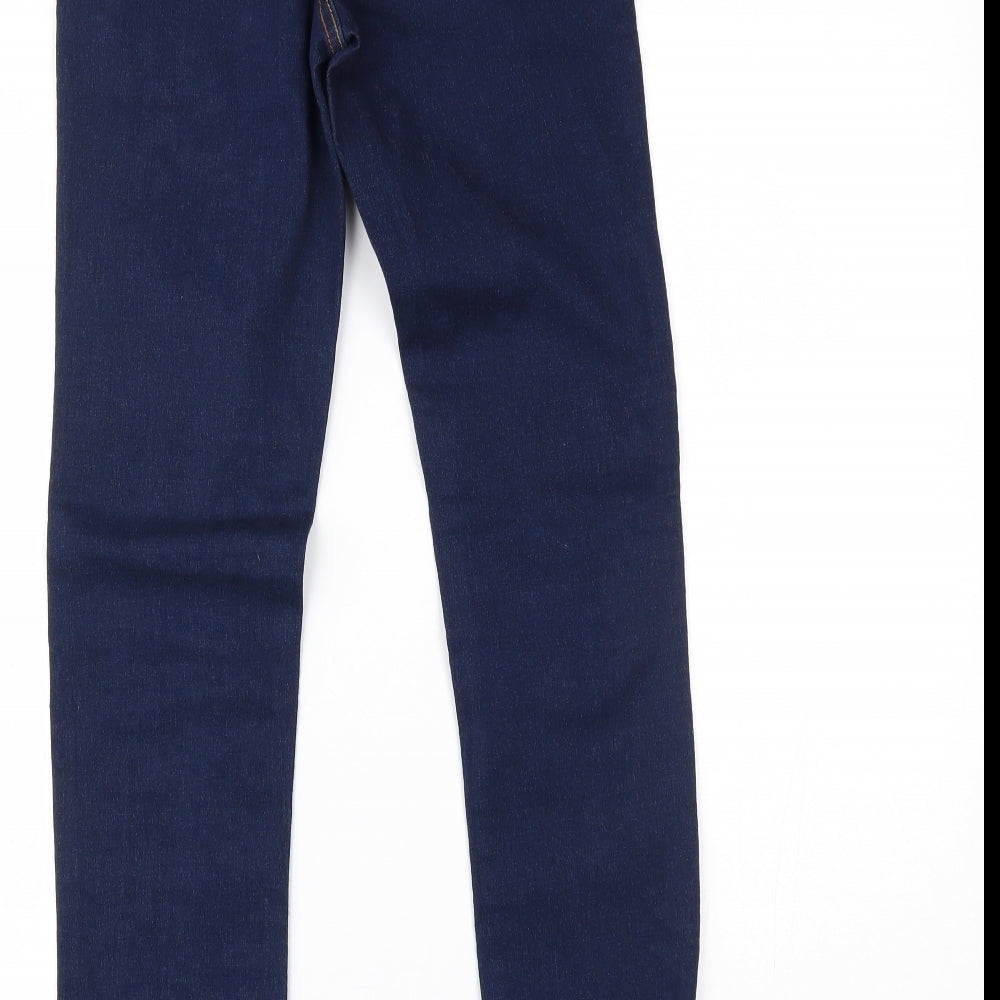 Authentic Denim Womens Blue Denim Jegging Jeans Size 10 L30 in