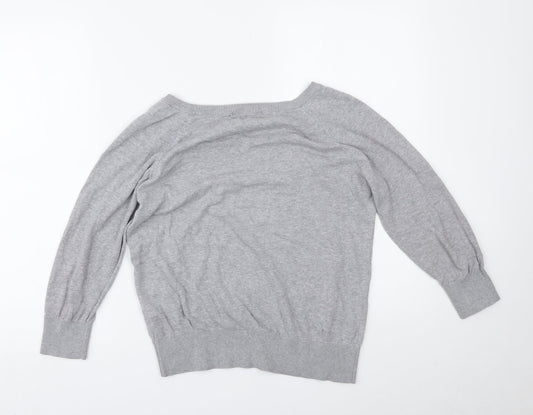 NEXT Womens Grey Basic Blouse Size 10