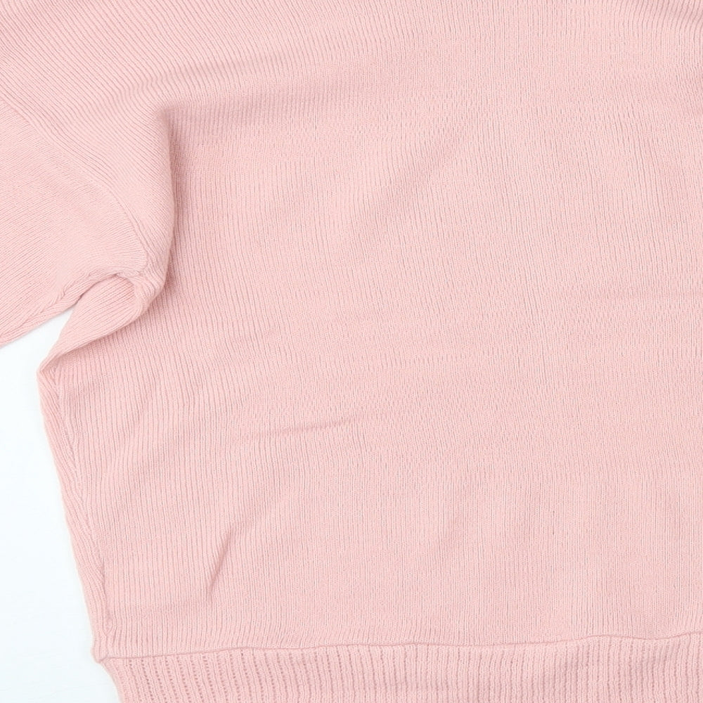 Nasty Gal Womens Pink Pullover Jumper Size 12
