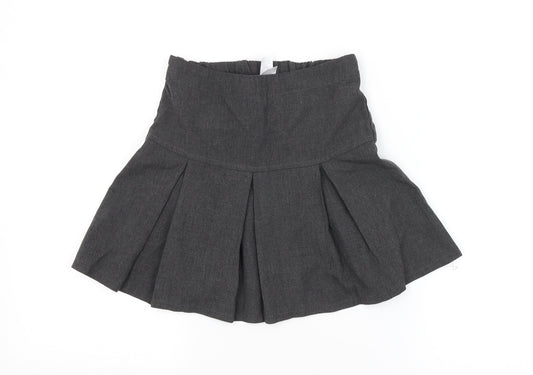 TU Girls Grey A-Line Skirt Size 5 Years - SCHOOL WEAR