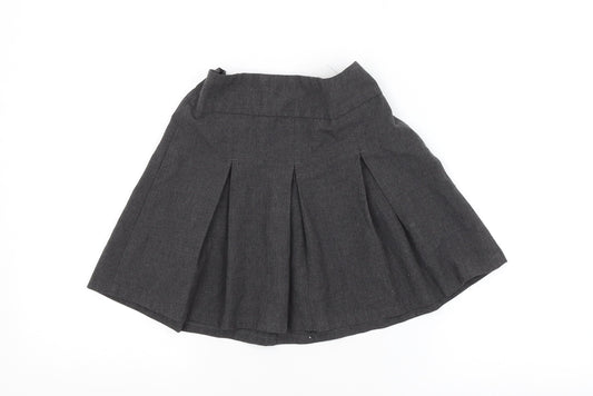TU Girls Grey A-Line Skirt Size 5 Years - SCHOOL WEAR