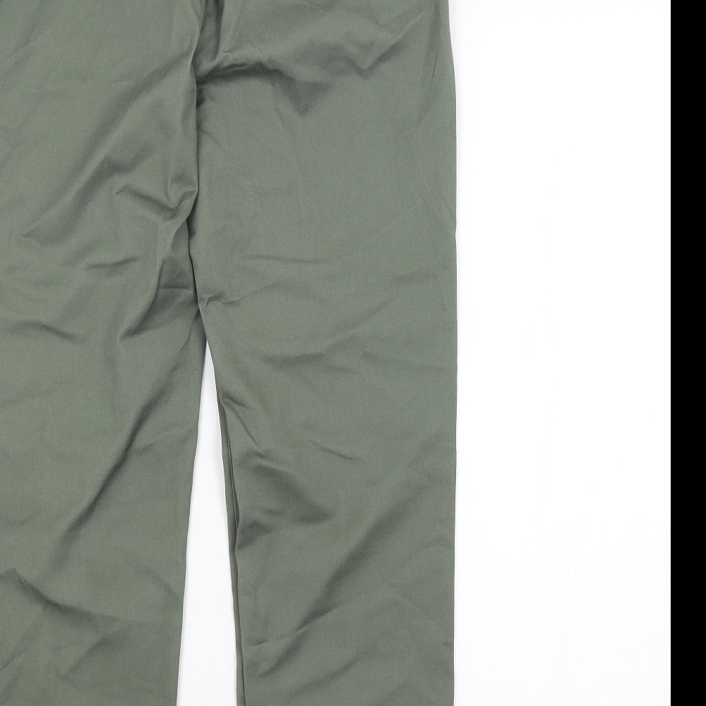 LAND'S END Womens Green Trousers Size 10 L28 in