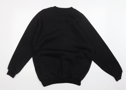 CAPRICORN Mens Black Pullover Sweatshirt Size M