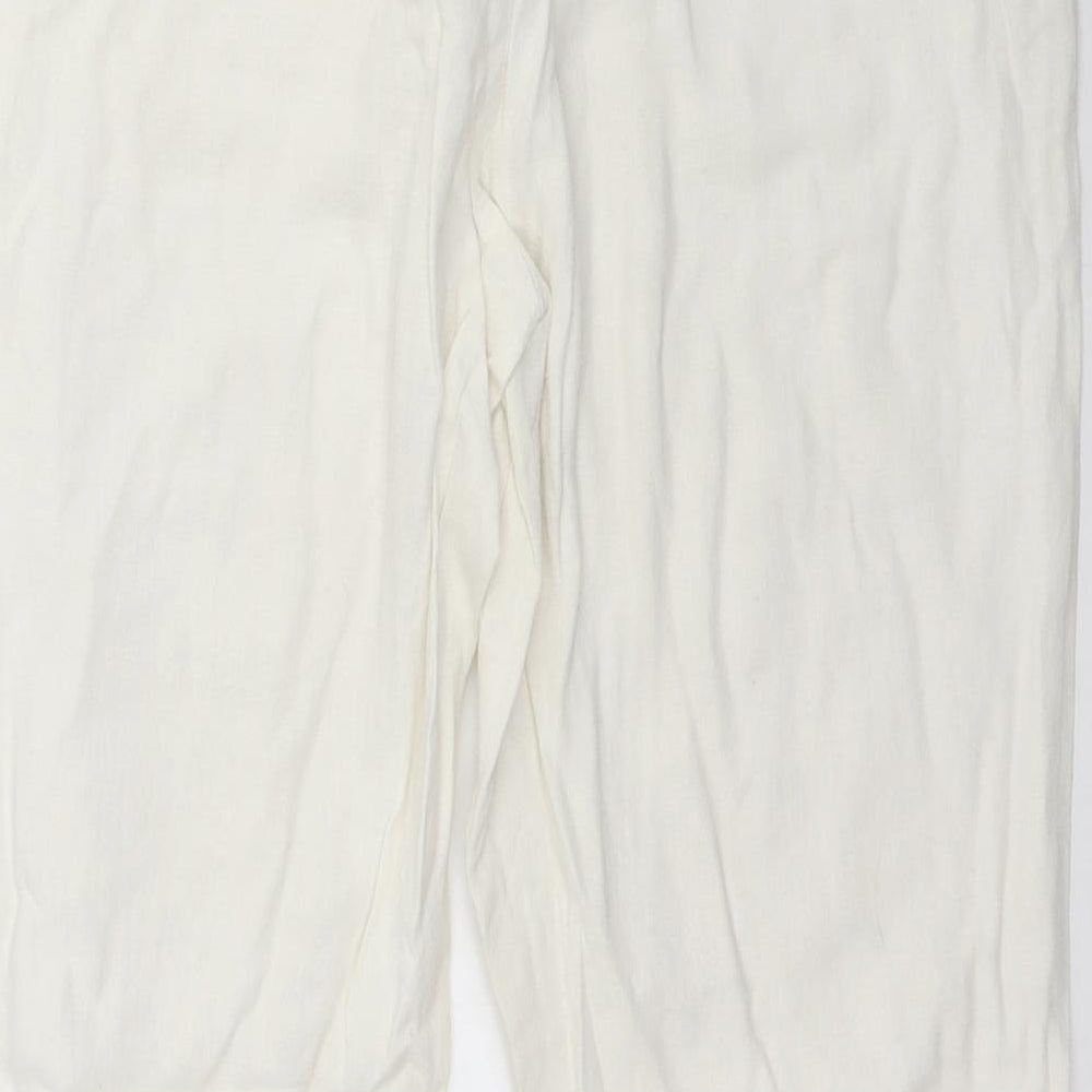 George Womens Ivory Trousers Size 14 L29 in