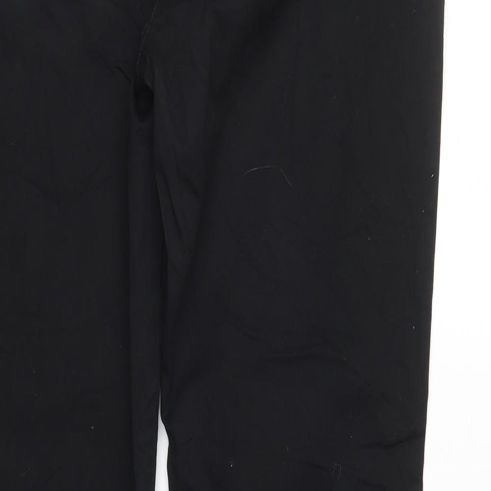 Canda Womens Black Denim Straight Jeans Size 8 L29 in