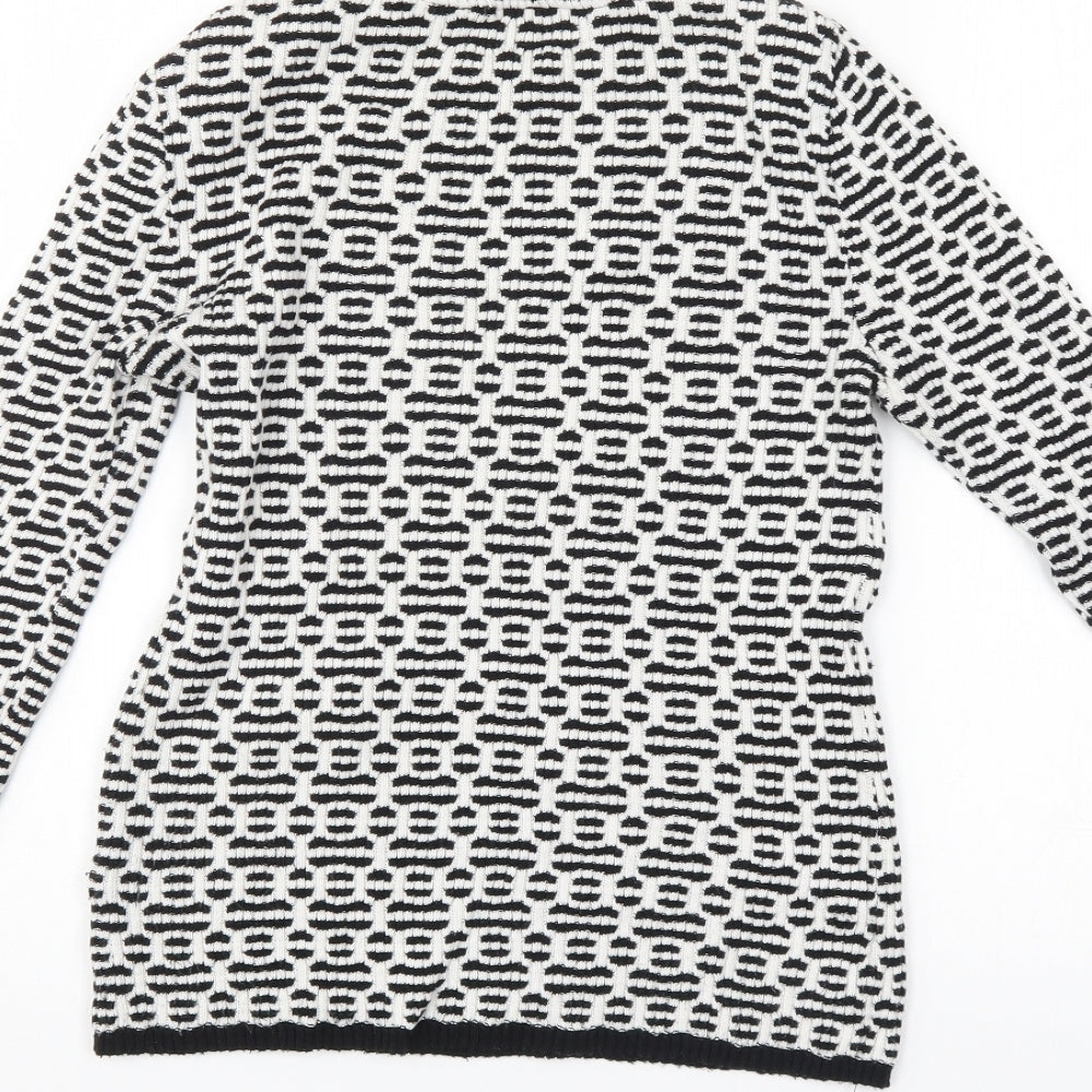 F&F Womens Black Pullover Jumper Size 8