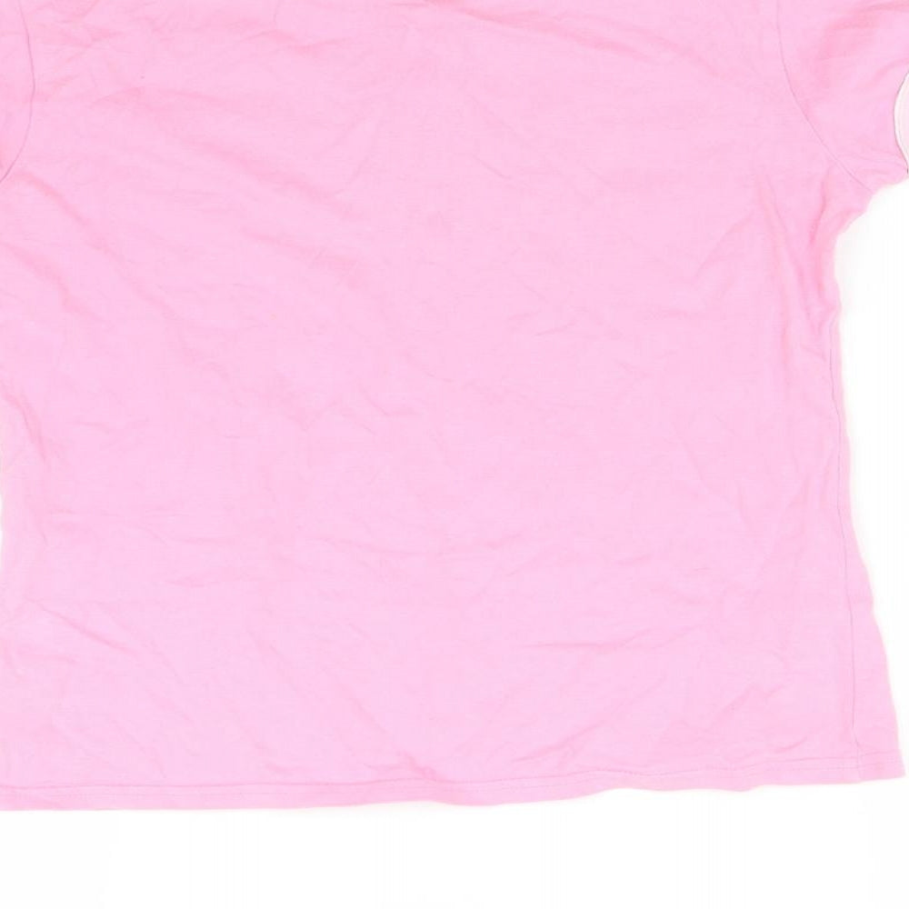 NEXT Girls Pink Basic T-Shirt Size 12 Years