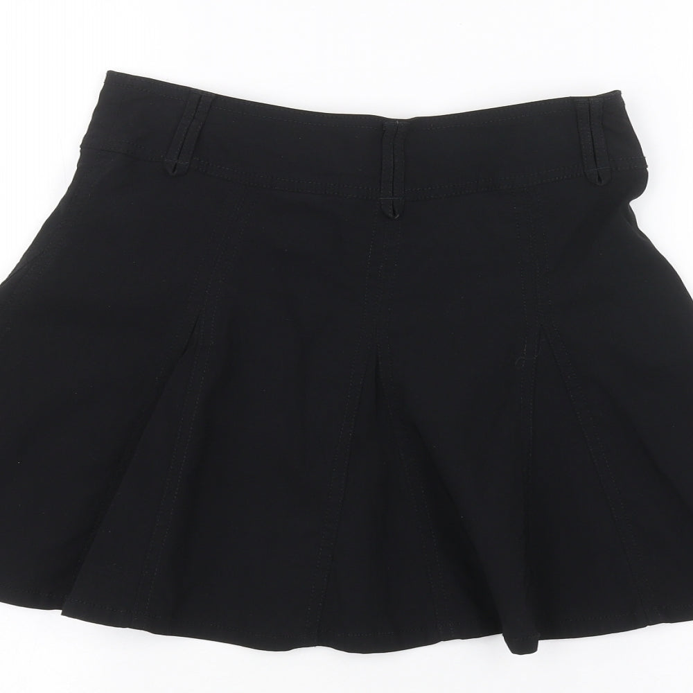 H&M Womens Black Flare Skirt Size 8