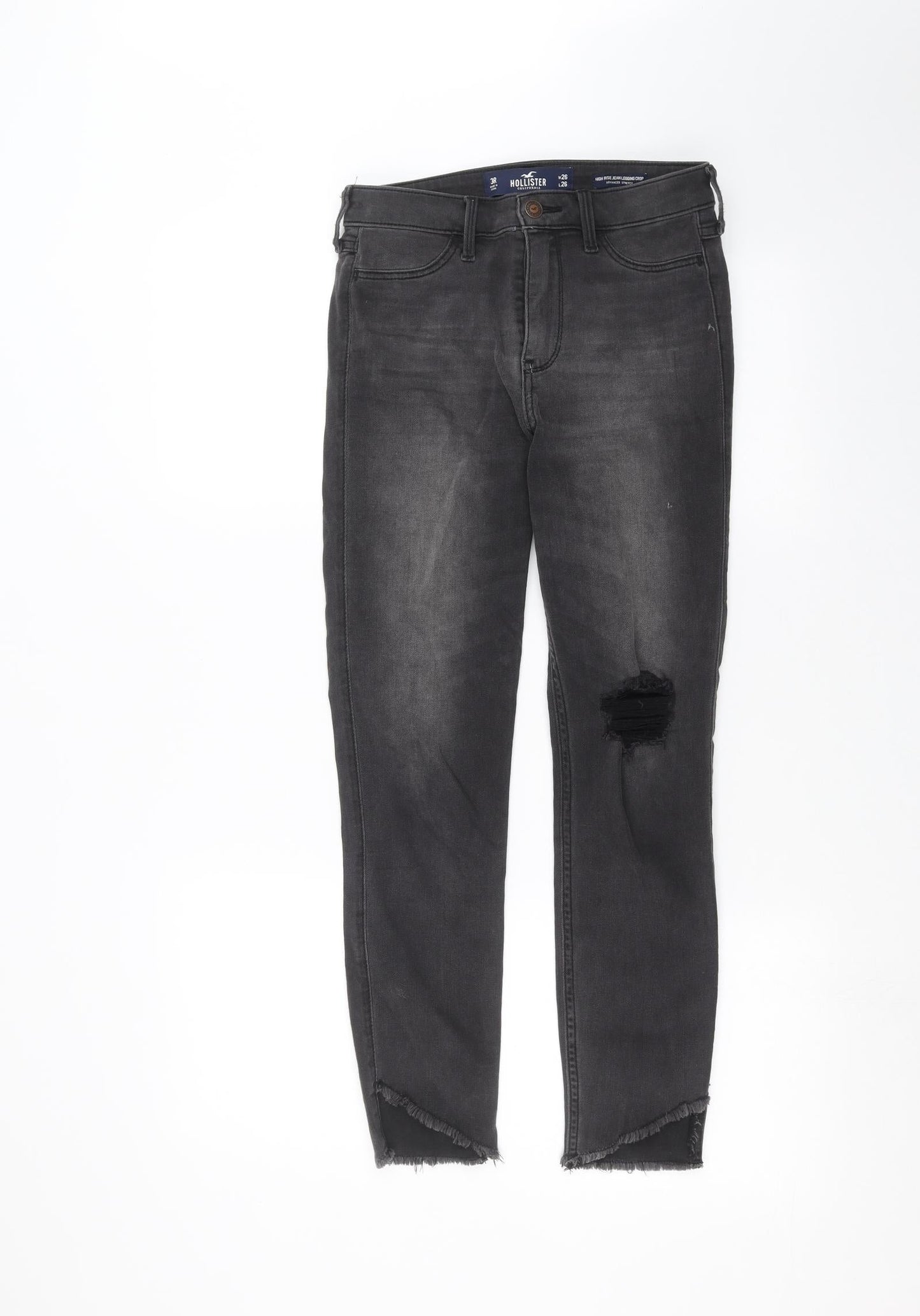 Hollister Womens Black Skinny Jeans Size 26 in L26 in