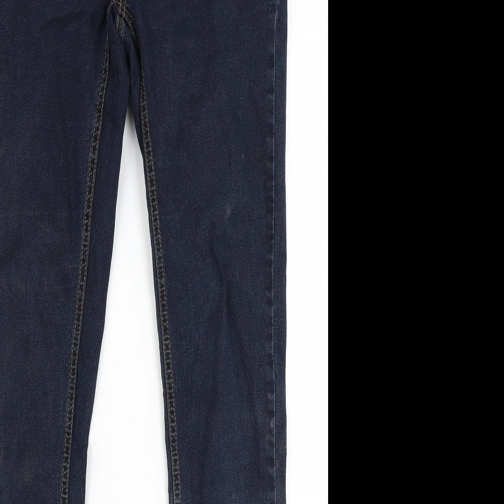 Mama-licious Womens Blue Denim Skinny Jeans Size 32 in L29 in