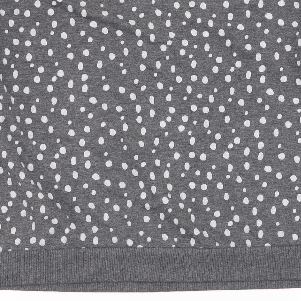 Asda George Womens Grey Polka Dot Pullover Jumper Size 12