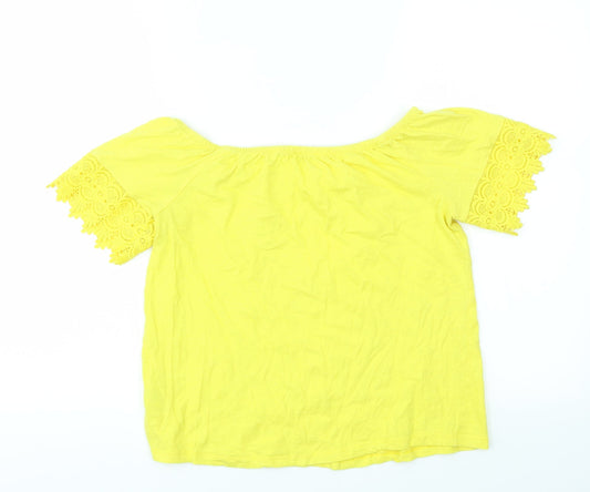 Matalan Womens White Basic T-Shirt Size 8