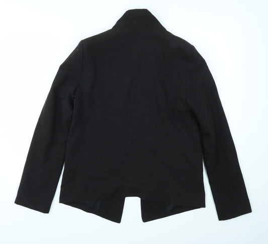 Topshop Womens Black Jacket Blazer Size 10