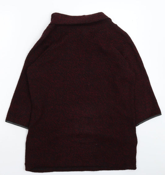 Luca Vanucci Womens Brown Knit Jumper Dress Size M