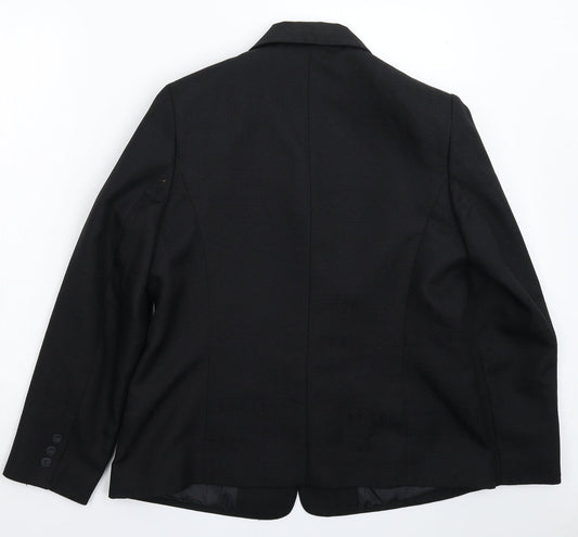 Special Collection Womens Black Jacket Suit Jacket Size 14