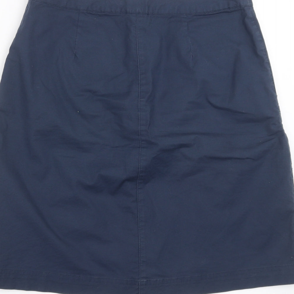 Gap Womens Blue A-Line Skirt Size L