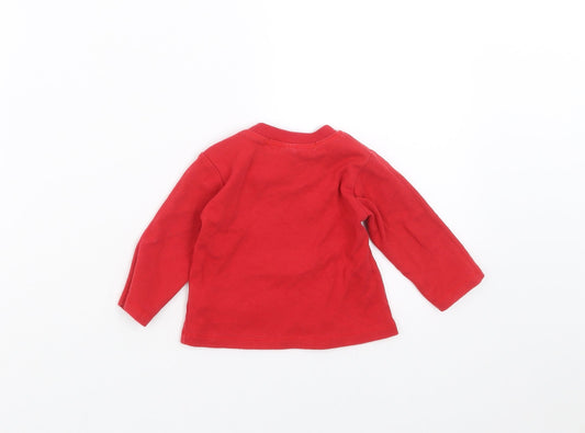 BabyBugz Girls Red Pullover Jumper Size 3-6 Months