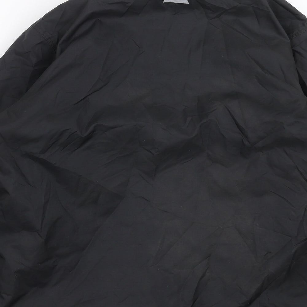 Brand and care label for Blue Max boys’ black jacket, size 11-12, years