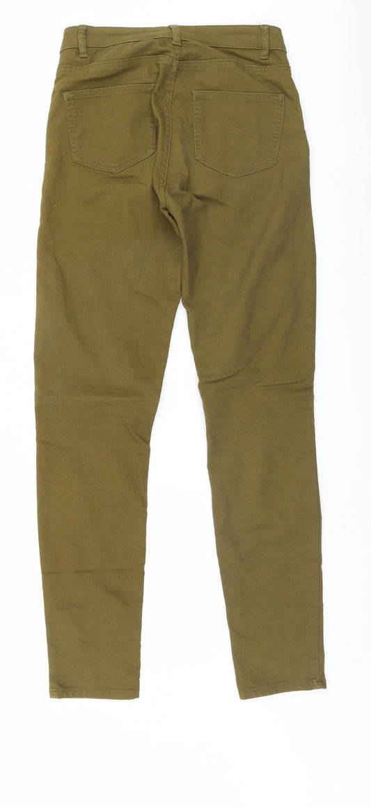 H&M Womens Green Skinny Jeans Size 34 L29 in