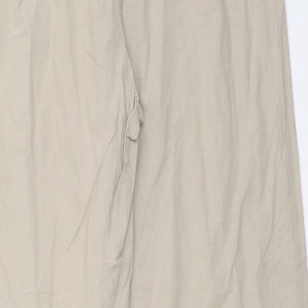 Preworn Womens Beige Trousers Size 31 in L28 in