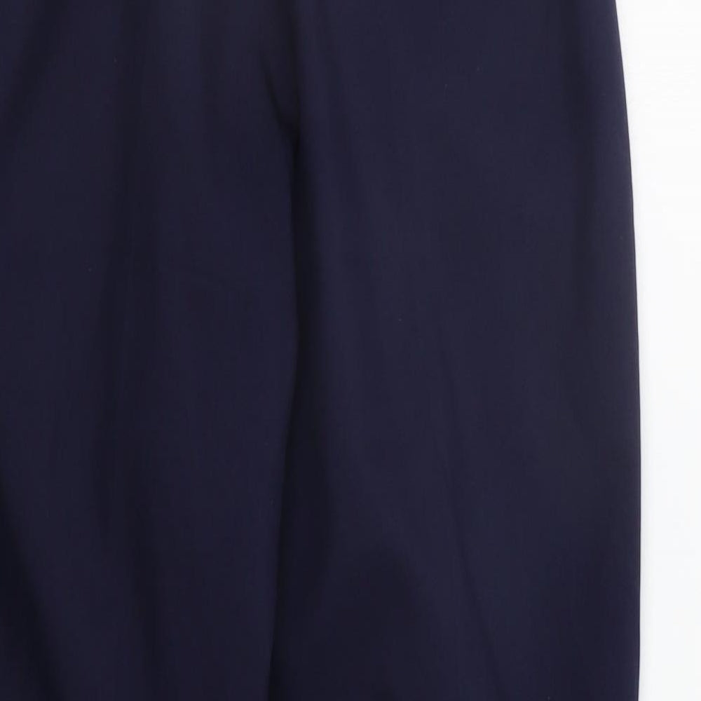 Damart Womens Blue Trousers Size 10 L24 in