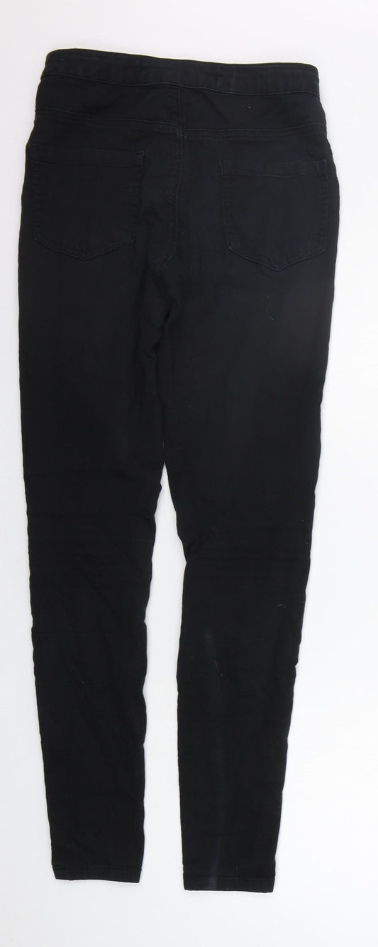 deniem co Womens Black Skinny Jeans Size 10 L28 in