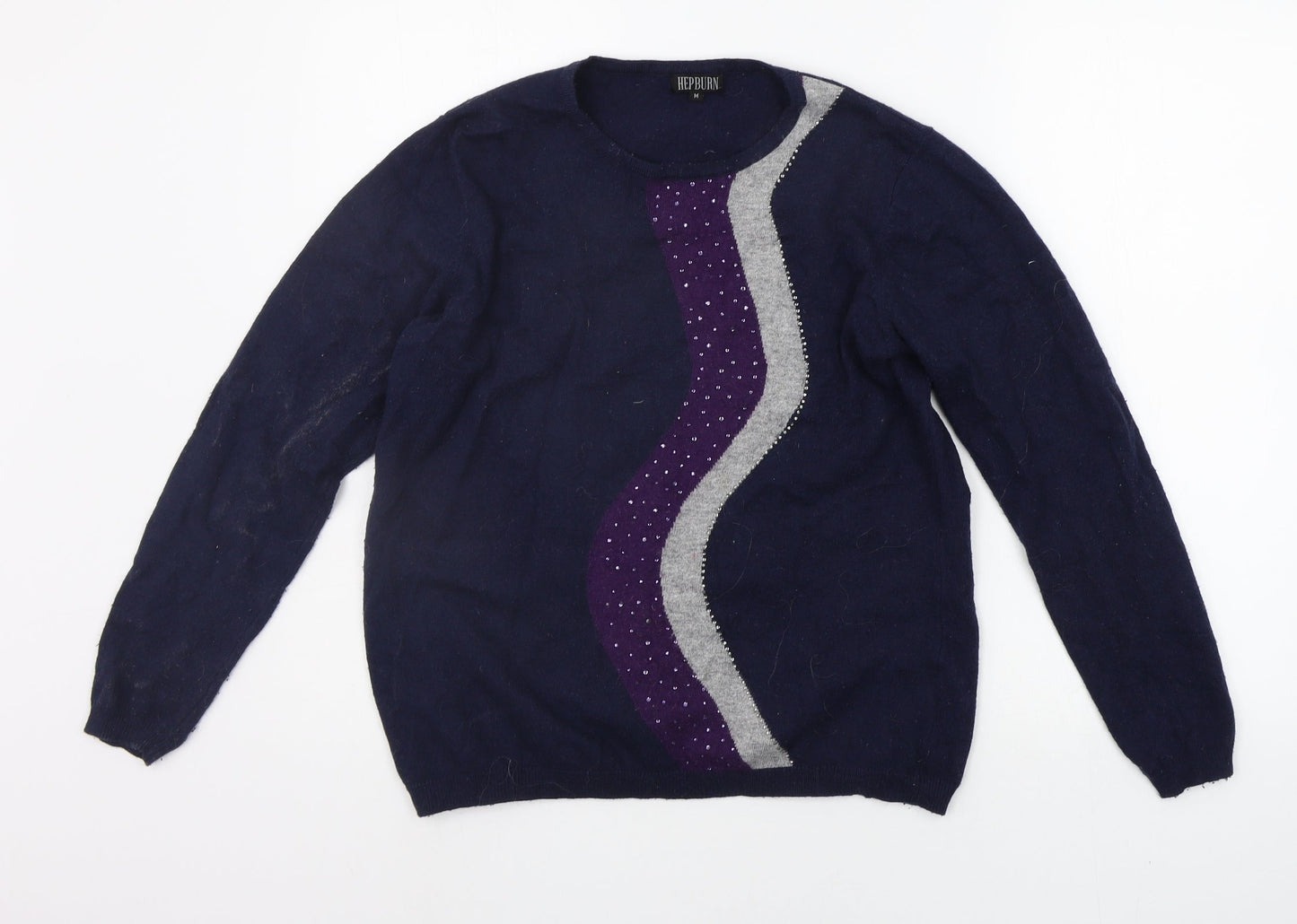 Hepburn Womens Blue   Pullover Jumper Size M  - JEMS