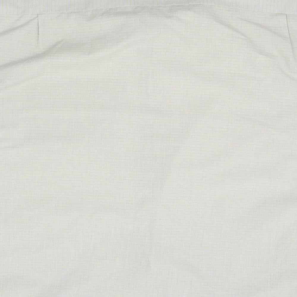 Outdoors scene Mens Grey Striped Button-Up Size L