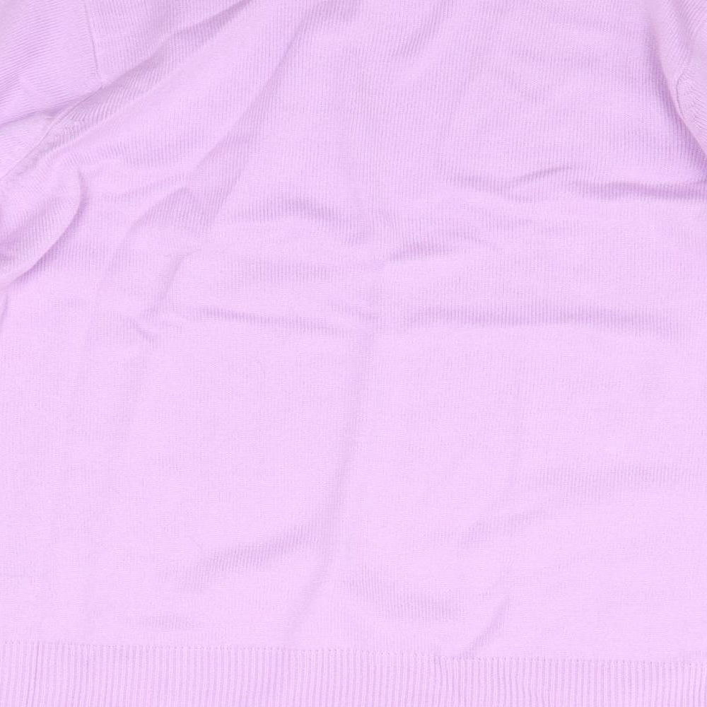 EA Womens Purple Pullover Jumper Size M