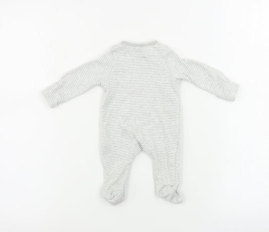 F&F Boys Grey Babygrow One-Piece Size Newborn