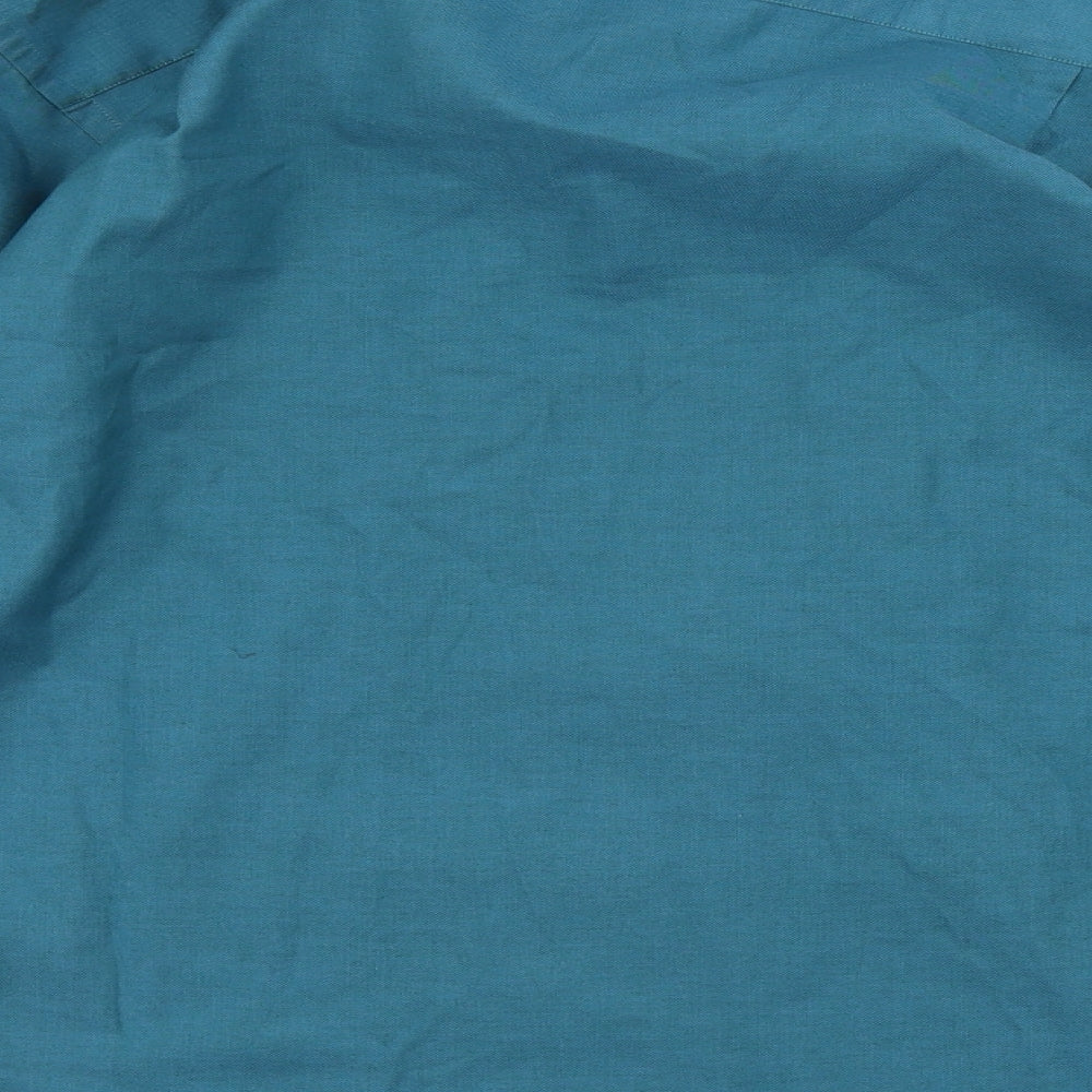 BHS Mens Green Button-Up Size 14