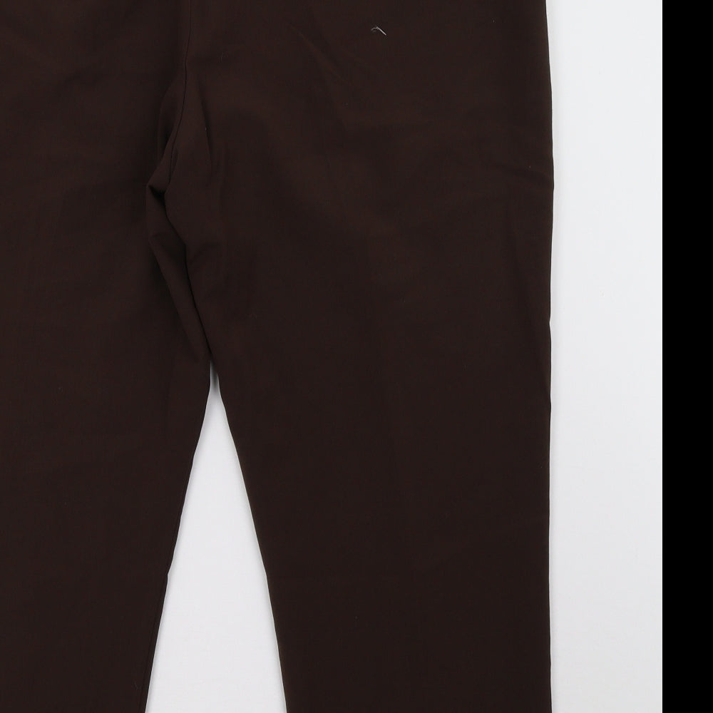 Sarah Hamilton Womens Brown Trousers Size 20 L25 in