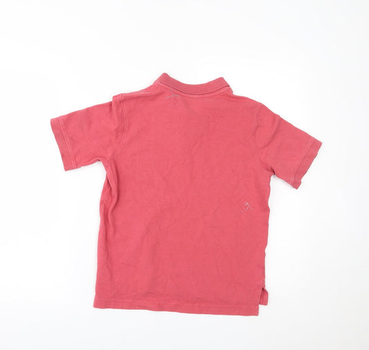 Land's End Boys Pink Basic Polo Size M