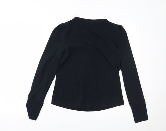 Active Wear Womens Blue Basic Blouse Size 16