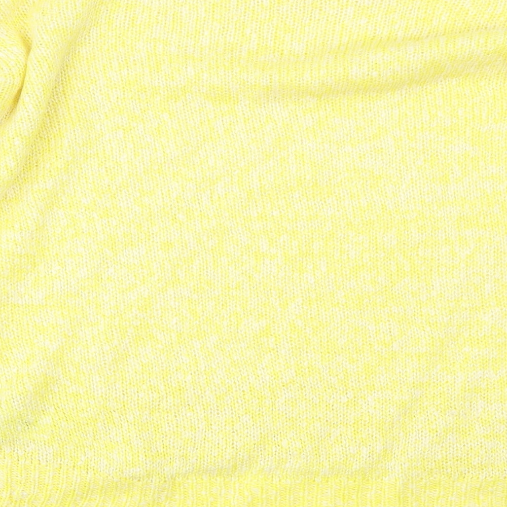 New Look Womens Yellow Pullover Jumper Size M