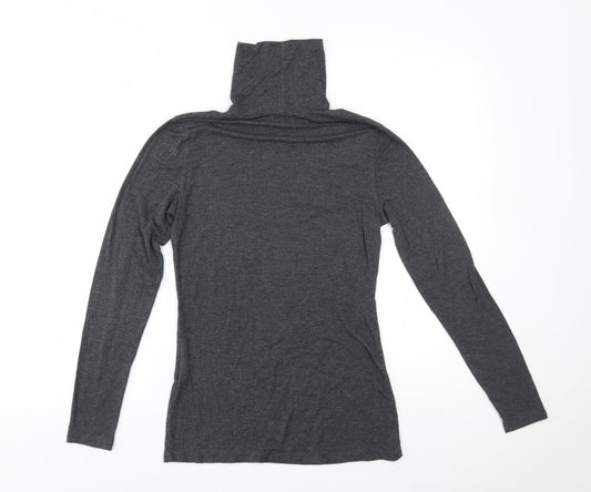H&M Womens Grey Basic Blouse Size S