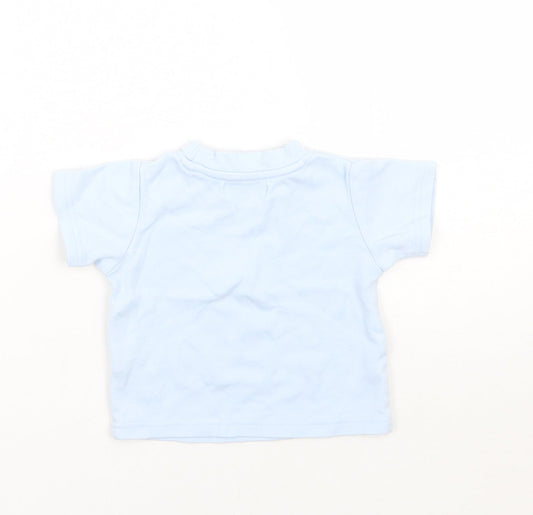 Early days Boys Blue Basic T-Shirt Size 6-9 Months