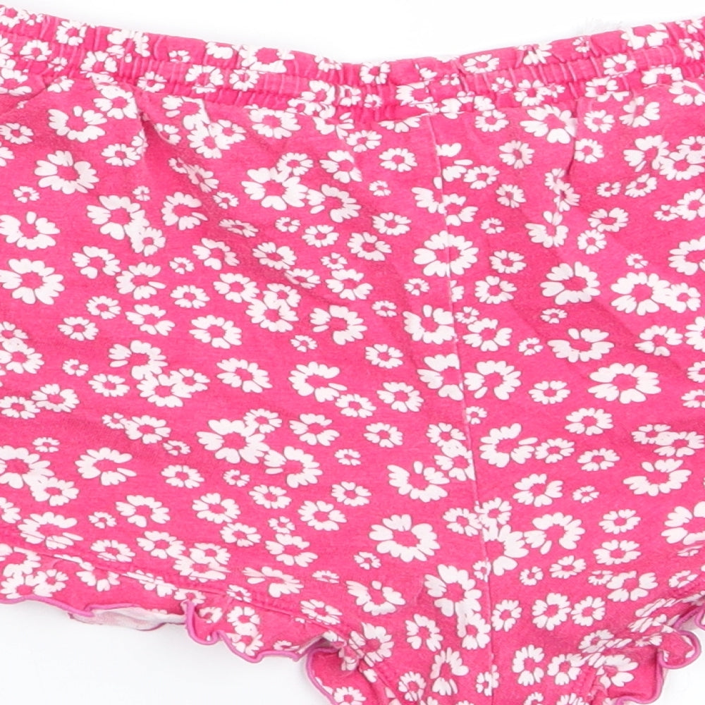 Preworn Womens Red Polka Dot Sweat Shorts Size 10