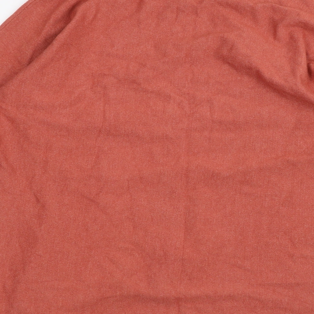 Viz a VIZ Womens Orange Pullover Jumper Size L