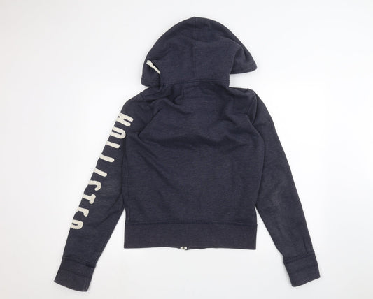 Hollister Mens Blue Full Zip Hoodie Size S