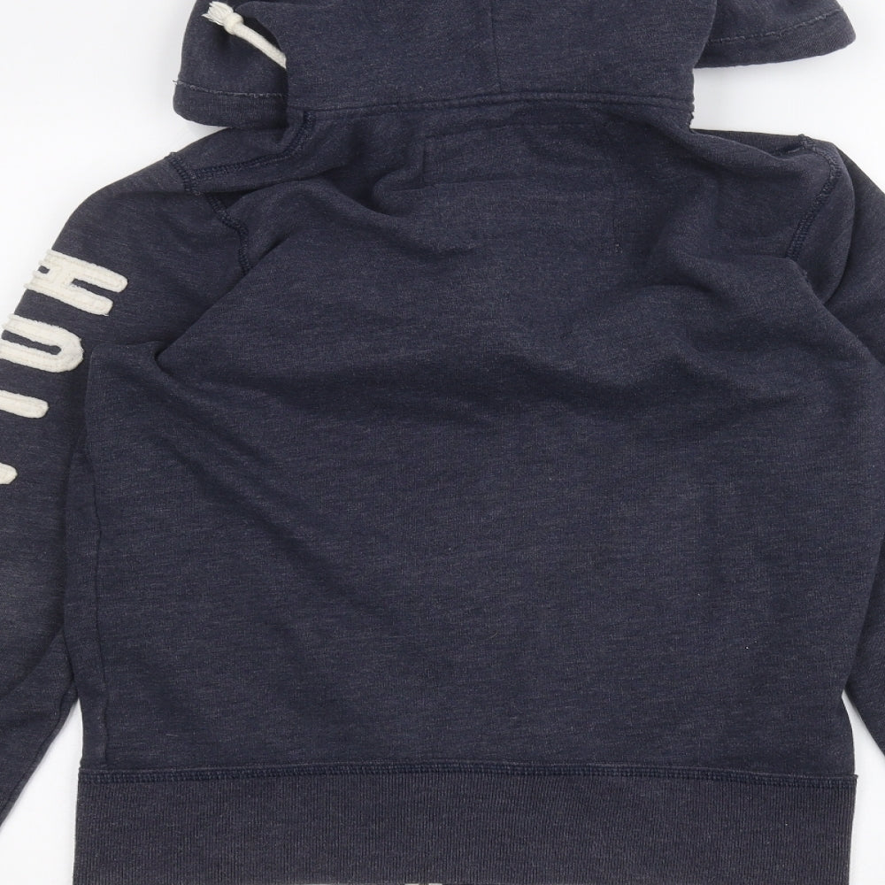 Hollister Mens Blue Full Zip Hoodie Size S