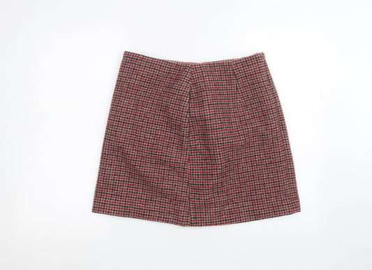 UNi Womens Red A-Line Skirt Size L