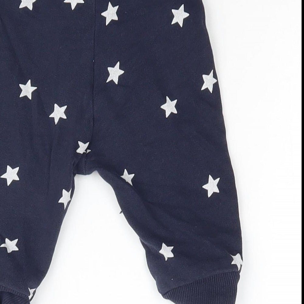 H&M Baby Blue Jogger Leggings Size 3-6 Months - Stars