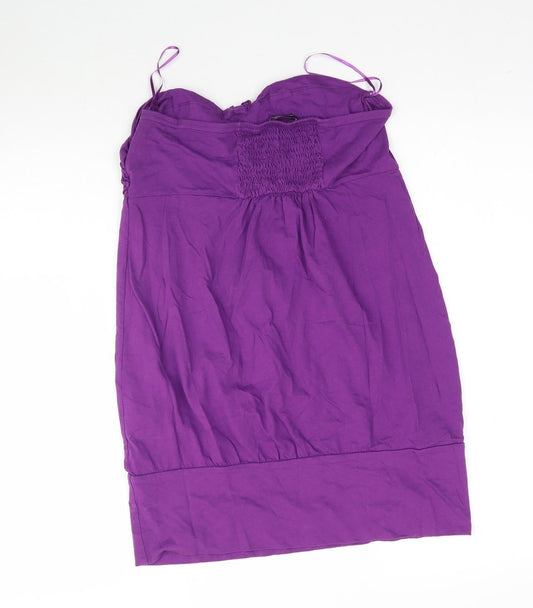 Select Womens Pink Basic Blouse Size 12